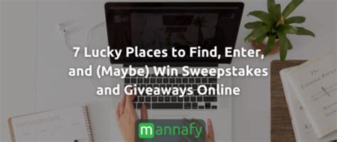 7 Lucky Places to Find, Enter, and (Maybe) Win Sweepstakes .